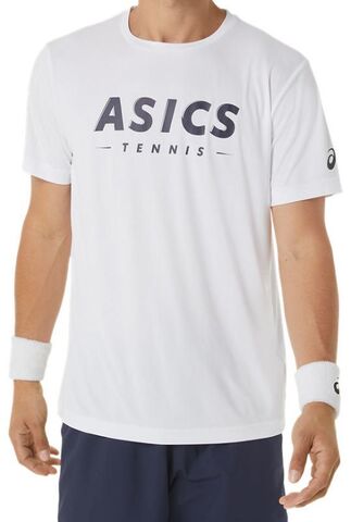 Футболка теннисная Asics Court Tennis Graphic tee - brilliant white