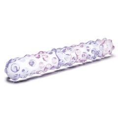 Фаллоимитатор с массажными точками Purple Rose - 23 см. - 