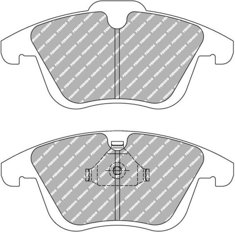 FCP4045H Тормозные колодки дисковые спортивые DS2500