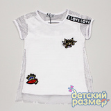 Туника (сетка, нашивки)