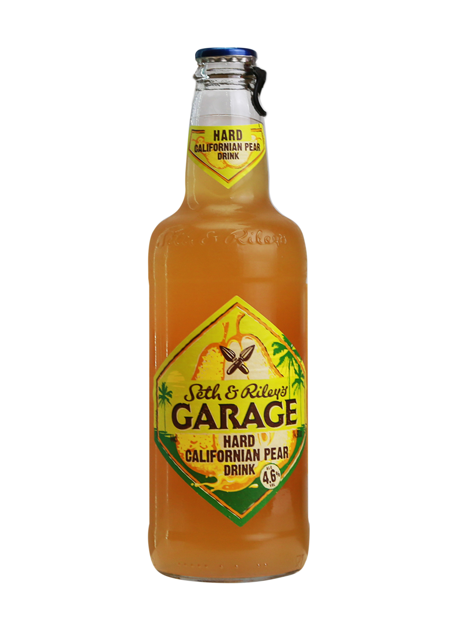 Пиво спеціальне 0.44л 4.4% світле пастеризоване Taste Lemon Hard Seth&Riley's Garage пл