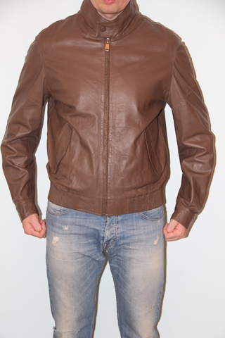 Кожаная куртка Trussardi Jeans