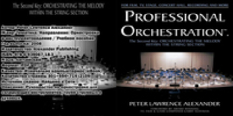 Peter Lawrence Alexander - Professional Orchestration Vols 1 - 2