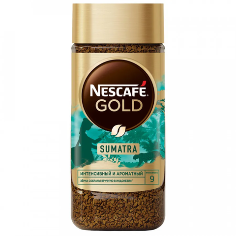 купить Кофе растворимый Nescafe Gold Origins Sumatra, 85 г стеклянная банка (Нескафе)