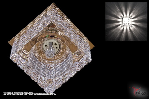 Светильник встраиваемый 17198-9.0-001G G9 GD Золото