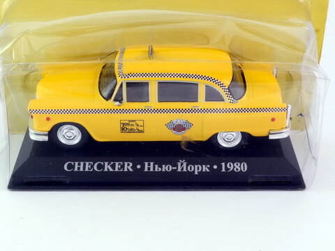 Checker New York 1980 World Taxi №1 Altaya 1:43