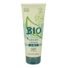 Интимный массажный гель 2 в 1 HOT BIO на водной основе 200 мл.
