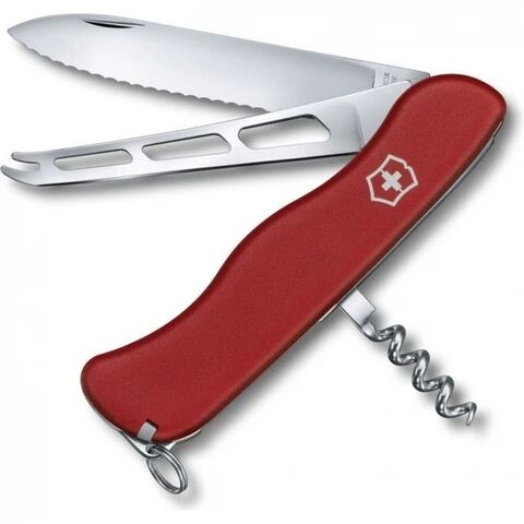 Нож складной Victorinox SwissCheese, 111 mm, 6 функций, Red (0.8833.W)