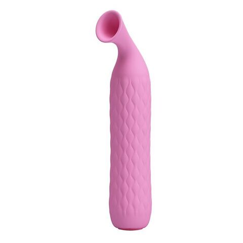 Розовый вакуумный стимулятор клитора Quentin - Baile Pretty Love BI-014564-2