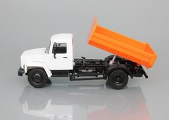 GAZ-35072 dump truck white-orange 1:43 DeAgostini Auto Legends USSR Trucks #32