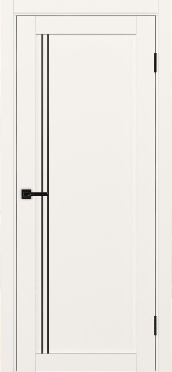 Дверь межкомнатная Оптима Порте Турин 566.111 АПП молдинг SB, цвет бежевый, экошпон, глухая