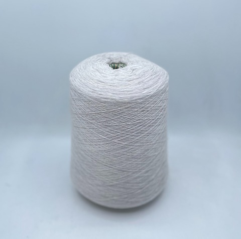 Бобинная пряжа (пр.Италия), 1500м/100гр, 80% шерсть, 20% полиамид , цвет -Светло-серый меланж арт.31152