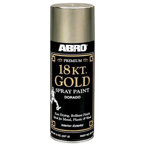 ABRO Краска-спрей супер Золото 18К 30 (227гр)
