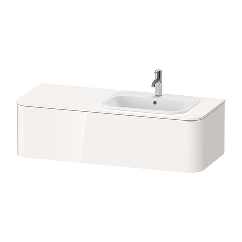 Duravit Happy D.2 Plus Тумба подвесная  354x1300x550мм 1 ящик, DX, цвет: белый глянцевый HP4952R2222