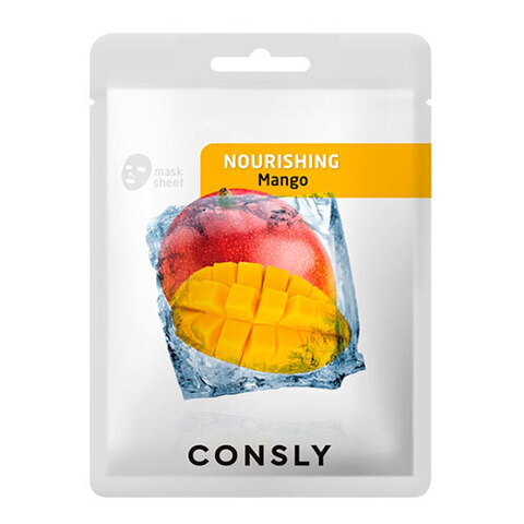 Consly Mango Nourishing Mask Pack - Маска тканевая питательная с экстрактом манго
