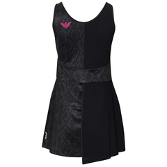 Теннисное платье EA7 Woman Jersey Dress - black python