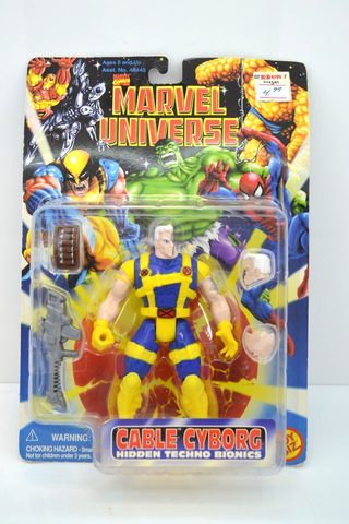 Фигурка Toy Biz Marvel Super Heroes: Cable Cyborg Hidden Techno Bionics (Retro)