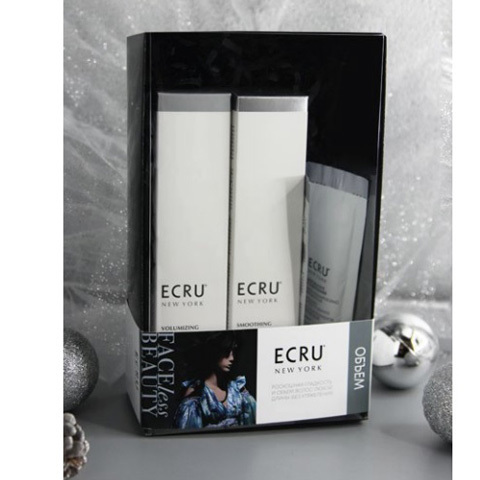 ECRU New York: Набор «Роскошная гладкость и объем волос любой длины (без утяжеления)»