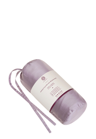 Простыня на резинке 180x200x30 Luxberry лавандовая