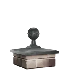 Колпак для забора BONA на 1,5 кирпича с шаром