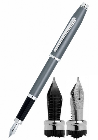 Ручка перьевая Cross Century II, Grey CT, F (419-23FS)