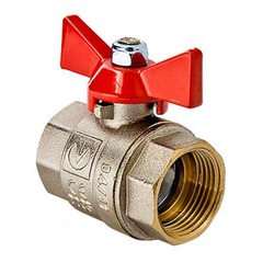 ВАЛТЕК VT217 Кран шаровый 1/2" В/В бабочка