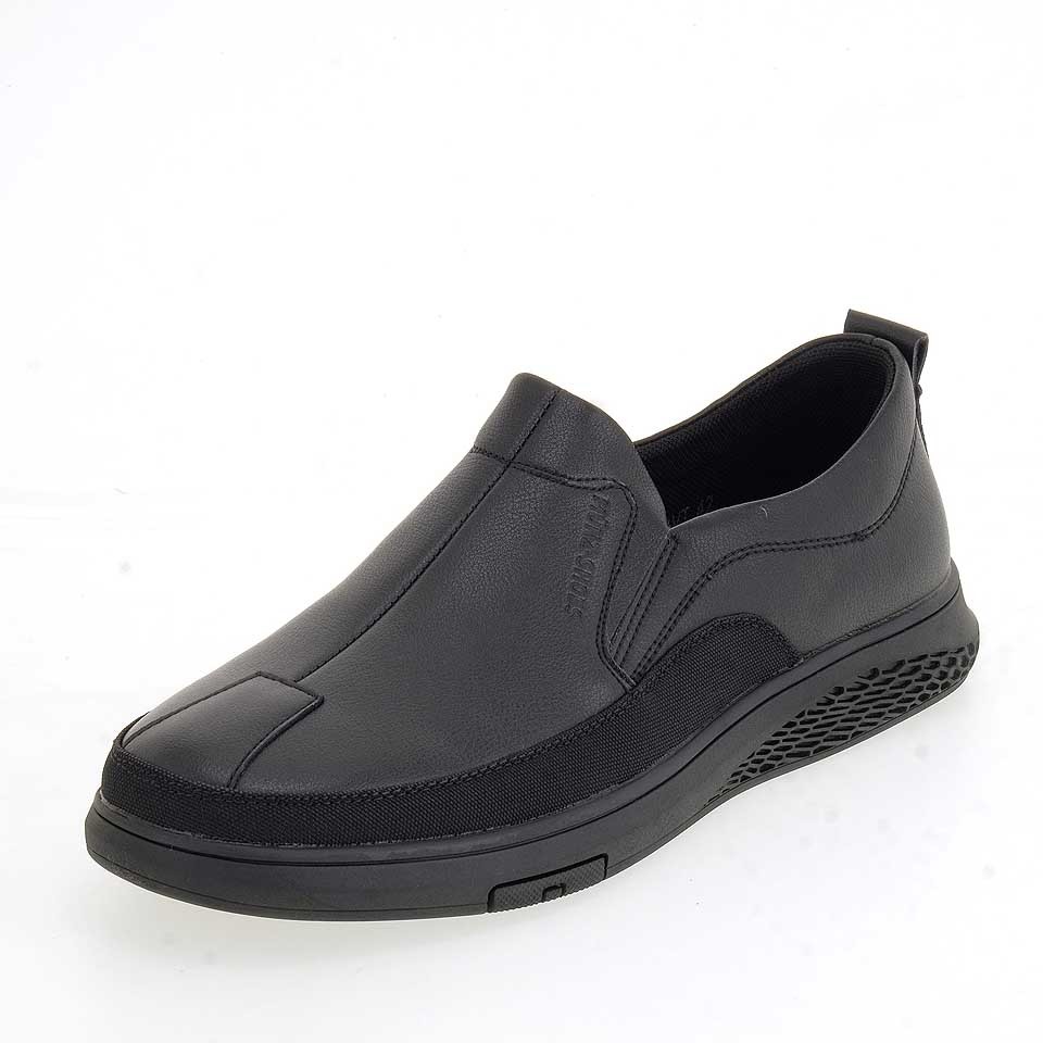 Полуботинки мужские MUNZ Shoes 248-12MV-001VT черные