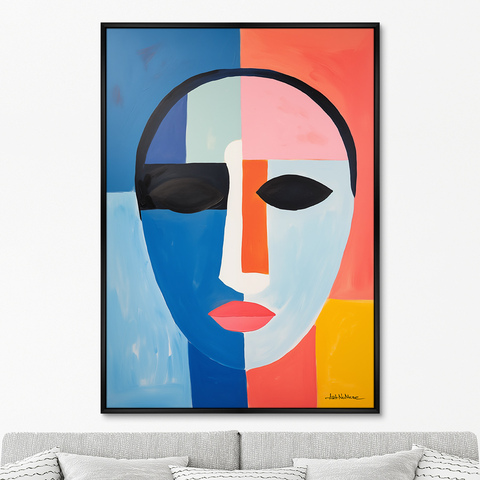 ArtNoMore - Репродукция картины на холсте The Mask collection, Athenian, 2024г.