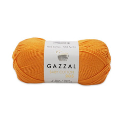GAZZAL BABY COTTON 205 (50% хлопок, 50% акрил, 50гр/205м)