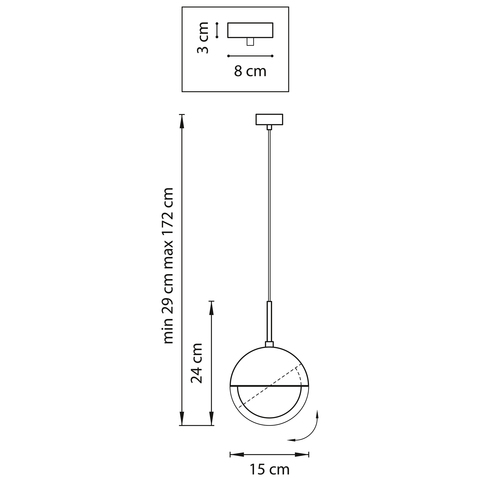 Подвесной светильник Dafne Lightstar 815511