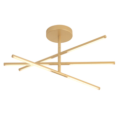 Потолочная светодиодная люстра Crystal Lux LARGO PL32W D730 GOLD