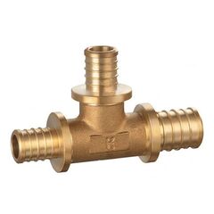 Тройник латунный для PEX DN 16-20-16 под надвижную гильзу, PLP