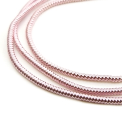 Канитель мягкая, гладкая, KAN/MF, 1 мм, глянец, амарантово-розовый