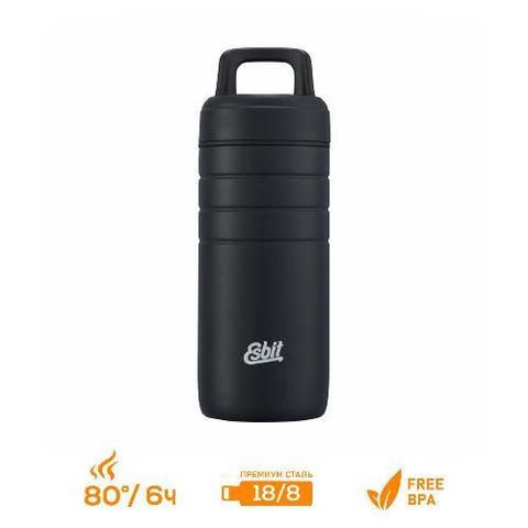 Термокружка Esbit MAJORIS WM450TL-DG, из нержавеющей стали, черная, 0.45 л