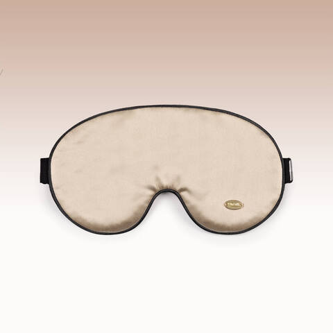 Маска для сна OnSilk Relax перламутровая/бежевая