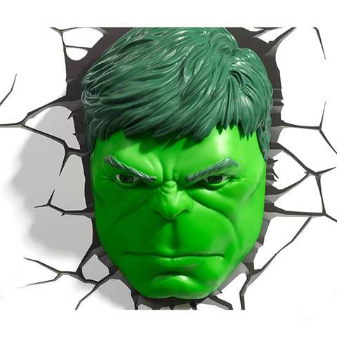 Светильник 3D Hulk Face