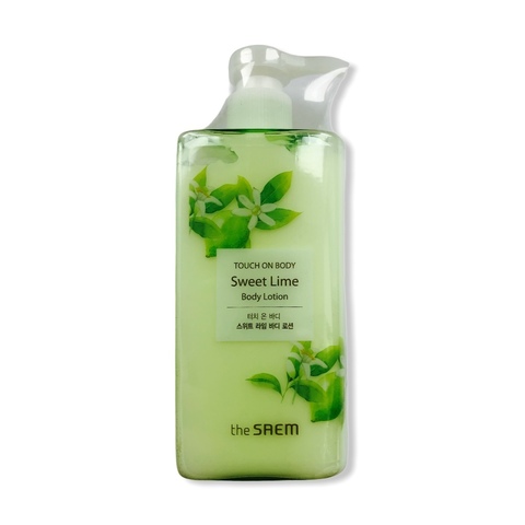 THE SAEM TOUCH ON BODY SWEET LIME BODY LOTION 300ML