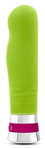 Лаймовый вибромассажер LUCENT - 17,2 см. - Blush Novelties Aria BL-76622