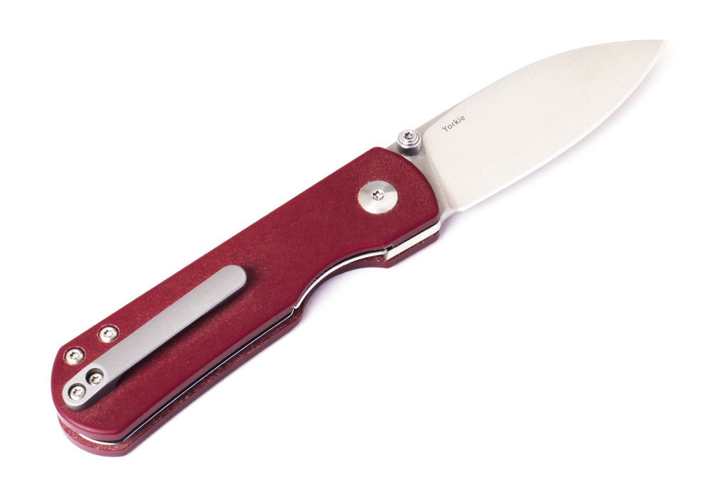 Нож Kizer Yorkie M390 Red Micarta