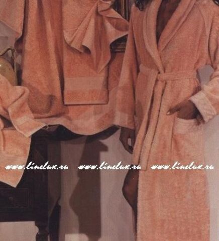 Халат и полотенца 5шт Palombella Egitto сливочный