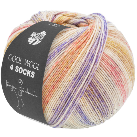 Lana Grossa Cool Wool Print 4 Socks 7762