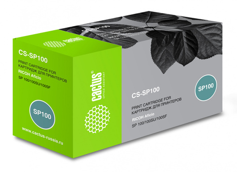Картридж лазерный Cactus CS-SP100 407059 черный (2000стр.) для Ricoh SP100, 100SU, 100SF