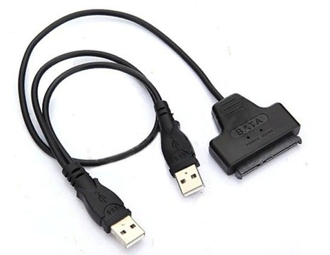 Высокоскоростной адаптер USB 2.0 для SATA 7+15 для 2.5