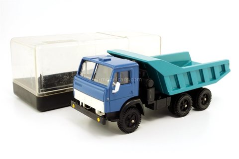 KAMAZ-5511 blue-turquoise (clear box) Elecon Arek Made in USSR 1:43