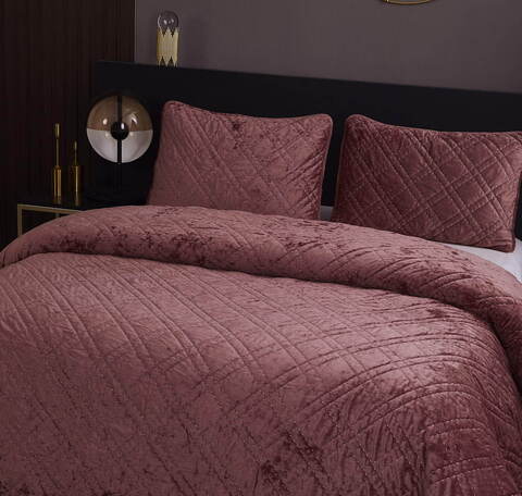 Покрывало 240х260 и 2 наволочки 50х70 Sofi De MarkO Селена Терракот