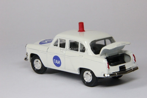Moskvich-403 GAI Police white Agat Mossar Tantal 1:43