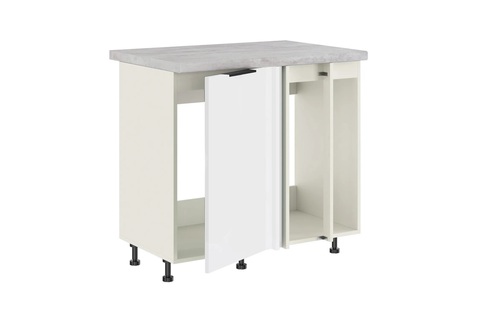 Брауни МП-1000 шкаф под мойку (Стол под мойку (прямой угол) одна створка+2 фальшпанели)