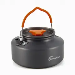 Чайник походный костровой СЛЕДОПЫТ - Compact (1 л, анодир. алюм.)