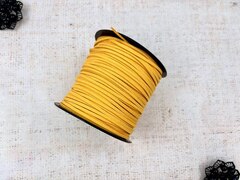 Шнур замшевый, ш. 3 мм, янтарь