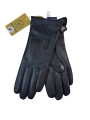 Перчатки. Женские. Сенсорные. Материал верха: Кожа теленка. Подклад: Трикотаж-шерсть. 5 шт в упаковке.